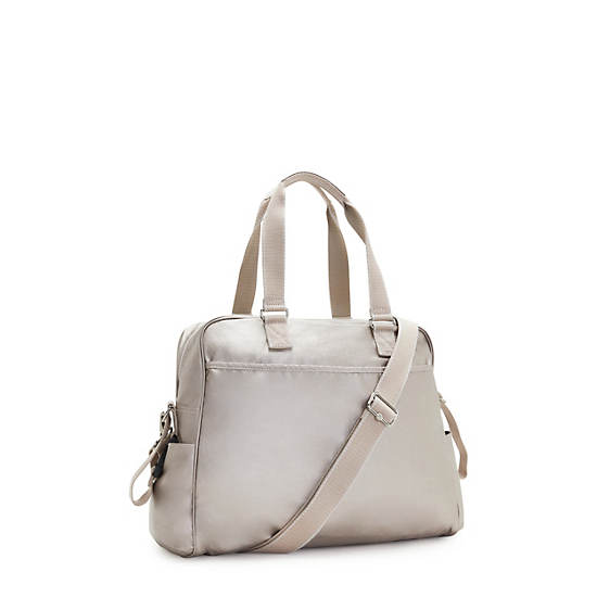 Bolsas Kipling Alanna Metallic Diaper Bag Beige | MX 1242RV